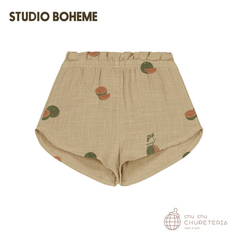 SHORTS GEORGETTE - STARFISH / WATERMELON / ボヘム 26SS 海外子供服 子供服 こども服 ベビー キッズ 80 90 100 110 出産祝い ショートパンツ ハーフパンツ ボトムス