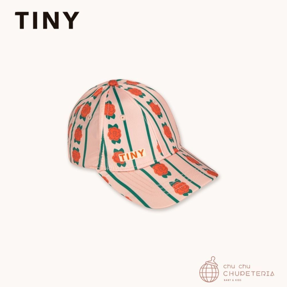 Rakuten - 【TINYCOTTONS】ROSE PATTERN CAP wild rose (26SS) / タイニー タイニーコットン 26SS 海外子供服 こども服 キッズ ベビー 80 90 100 110 帽子 キャップ