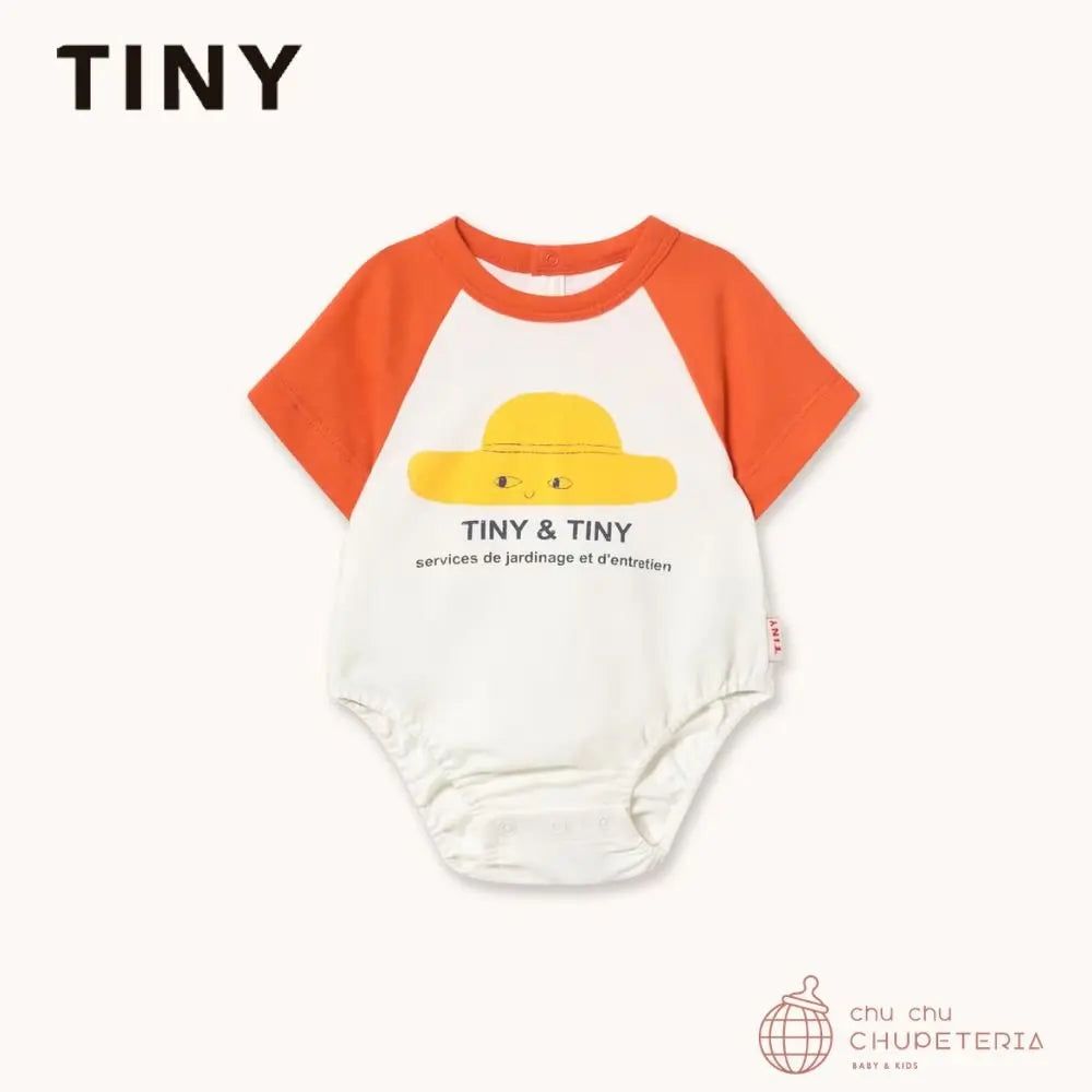 Rakuten - 【TINYCOTTONS】Tiny Hat Graphic Body (26SS) / タイニー タイニーコットン 26SS 海外子供服 こども服 キッズ ベビー 80 90 100 110 ロンパース 半袖
