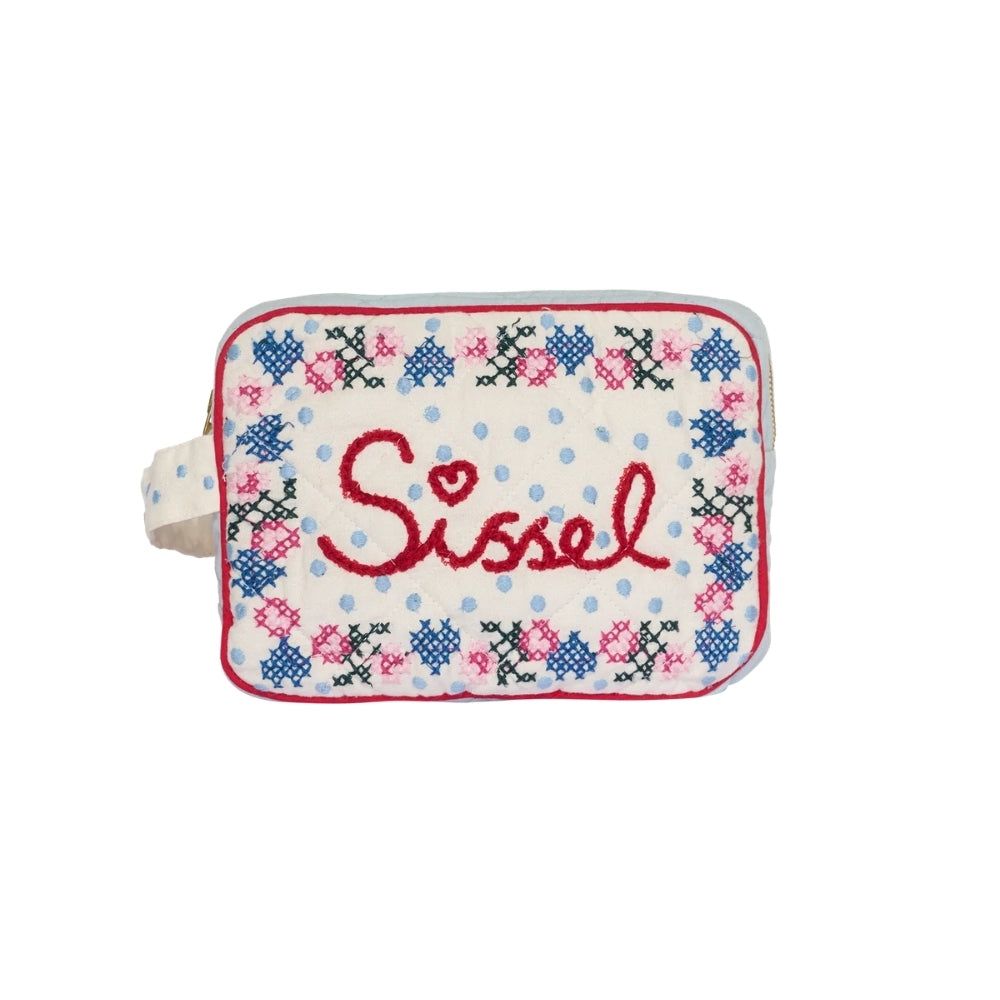 Rakuten - 【SISSEL EDELBO】Yara Cosmetic Bag - Baby Blue /シセルエルボー シセル 海外子供服 男の子 女の子 正規代理店 ギフト プレゼント 出産祝い