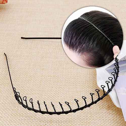 カチューシャ コーム付きカチューシャ ヘアアクセサリー 金属 レディース メンズ ヘアアクセ 髪留め ヘアバンド まとめ髪 スポーツ 洗顔 ヘアアレンジ