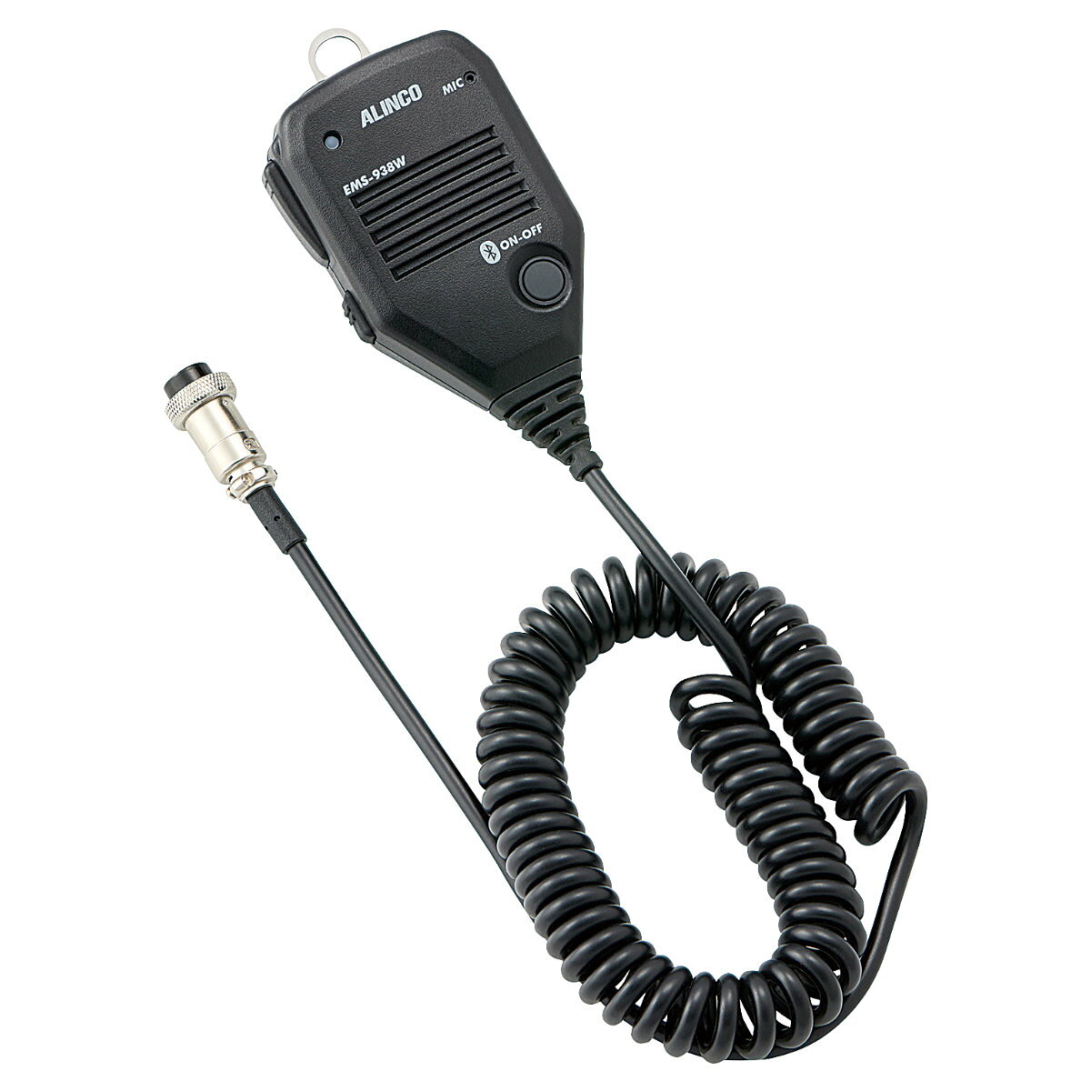 中部特機産業 楽天市場店のEMS-938W アルインコ アプリ無線対応車載無線機用8ピンスピーカーマイク｜アングル2