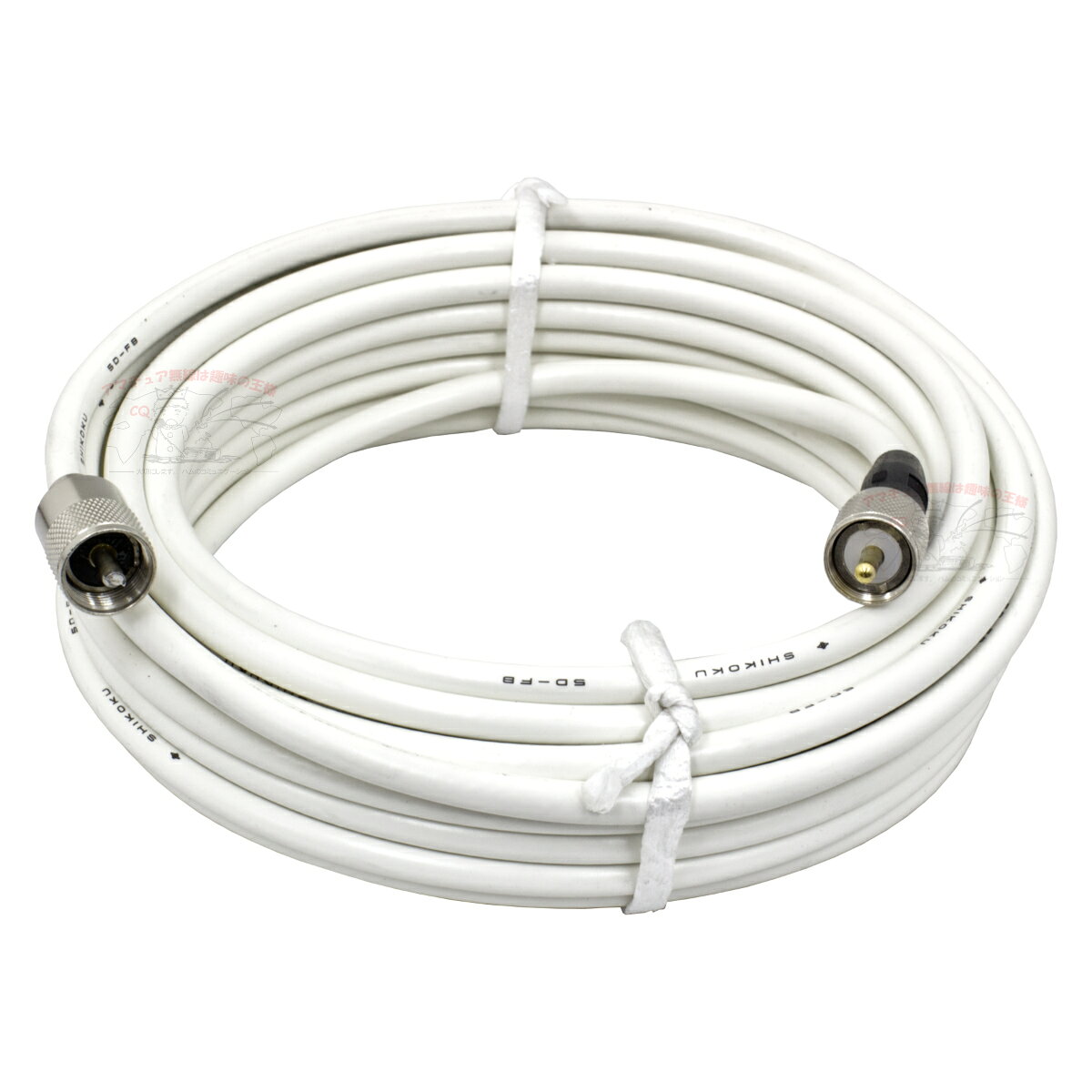 MP-MPX 5D-FB ホワイト 高周波同軸ケーブルセット 四国電線 L-10 10m