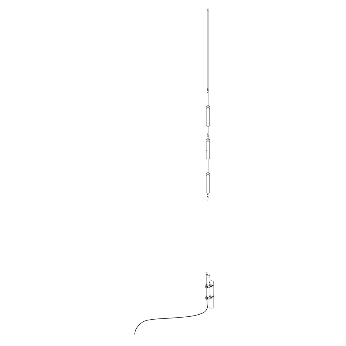 CPATU ダイヤモンド 3.5〜50MHz帯屋外型オートチューナー（ATU）専用エレメント