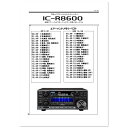 IC-R8600 エアーバンドスペシャル アイコム コミュニケーションレシーバー 10kHz～3GHz 2