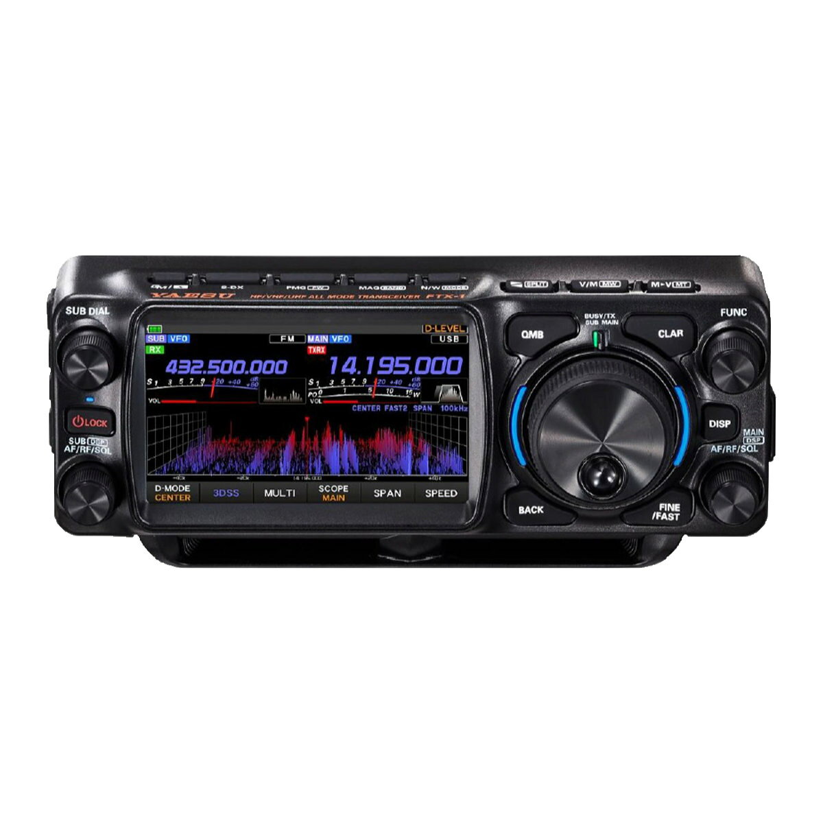 中部特機産業 楽天市場店のFTX-1 Field＆液晶保護シートセット YAESU HF/VHF/UHFオールモードSDRトランシーバー 10Wバージョン｜アングル2