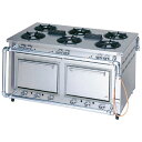 MGRD-159WD マルゼン 業務用 ガスレンジ デラックスタイプ 両面式 6口 送料無料
