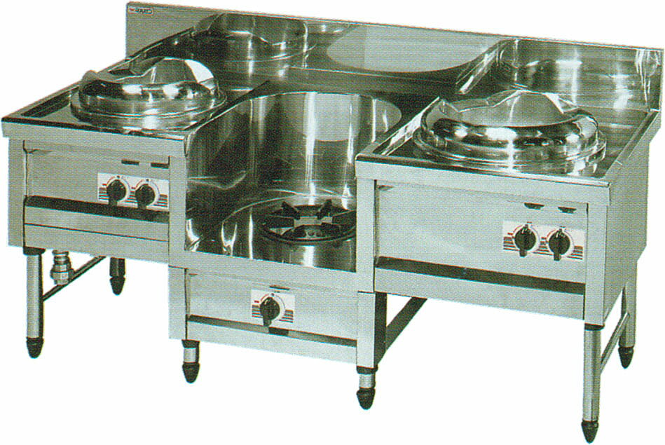 MR-503 マルゼン 中華レンジ 内管式デラックス型 イタメ・スープ・ソバ 送料無料