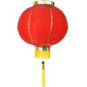 中華 赤 無地 提灯 20〜50cm ( 春節飾り 中華提灯 )
