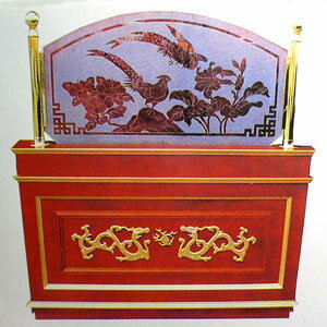 エッチング入りパーテーション　180cm