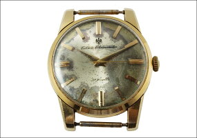 シチズンクロノメーターRef.CR15201イエローゴールド1963年、クロノメーターRef.CR1507081YGメッキ1963年【中古】【アンティーク】【メンズ】