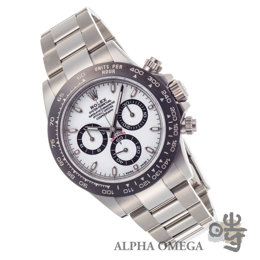 ロレックス コスモグラフ デイトナ ホワイト/白文字盤 Ref.116500LN スチール(SS) セラミックベゼル 2020年06月【中古】【モダン】【委託】【メンズ】