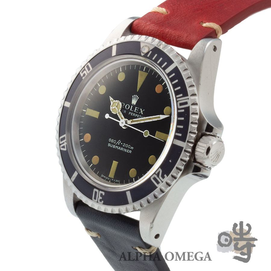 ロレックス サブマリーナ エクステンデッドE セリフダイアル Ref.5513 スチール(SS) 1978年 560番 レインボーパティーナ/トリチウム【中古】【ヴィンテージ】【未研磨】【メンズ】