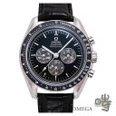 オメガ スピードマスター キャリバー321 プラチナ 月隕石/オニキス Ref.311.93.42.30.99.001 プラチナ(Pt) 2022年 ブラウンム...