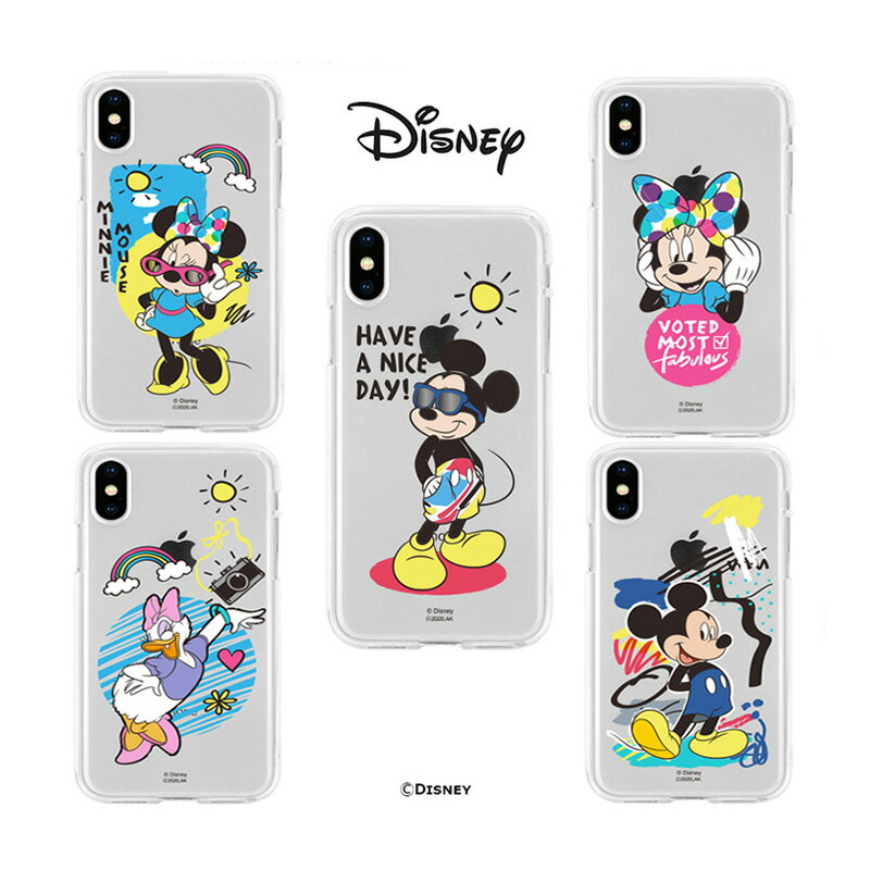 iPhone15 Plus Pro MAX iPhoneケース Disney サマー iPhone13 SE3 クリアー カバー 公式 ディズニー 人気 ミニー ミッキー ドナルド デイジー キャラクター グッズ iPhone12 iPhone11 iPhoneXS イラスト アニメ スイカ おそろい アイテム カップル TPU 透明