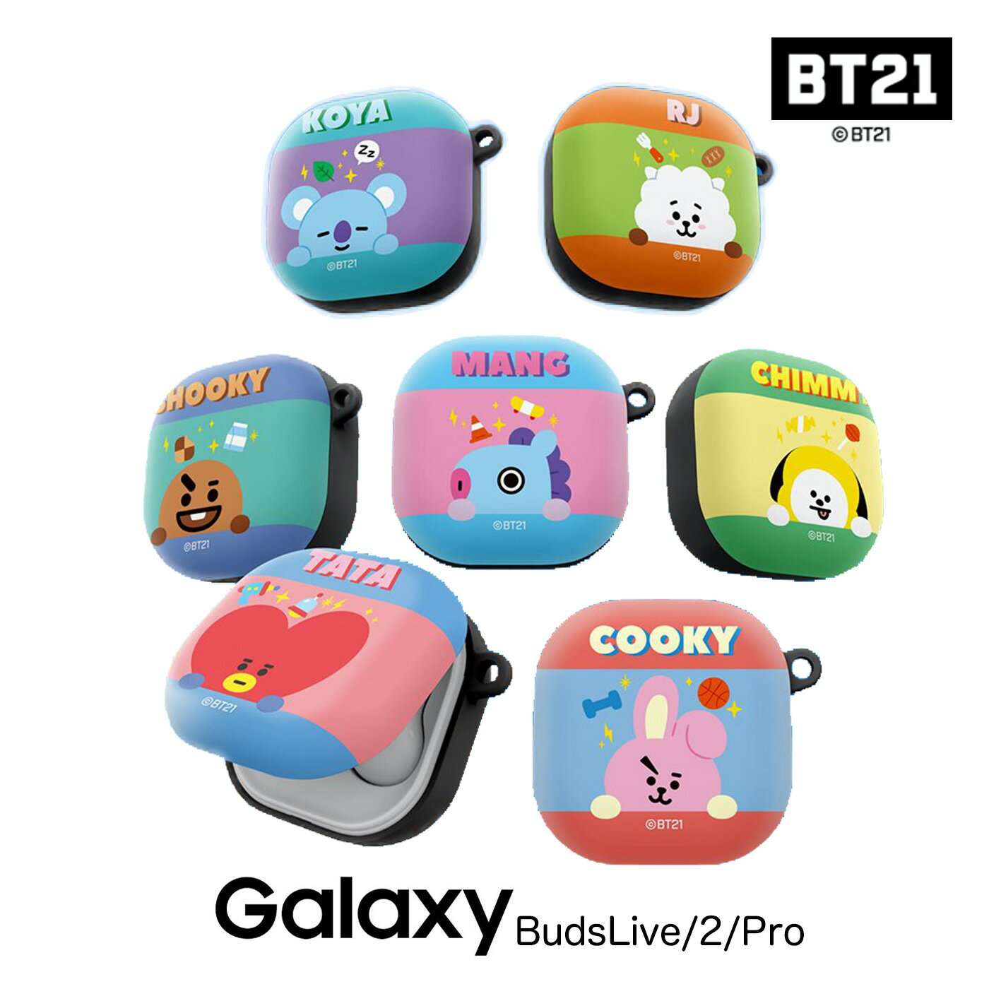 BT21 Galaxy Buds Live Buds2 Buds Pro  ϡ ݸ С 饯 Х 饤 ץ С  Disney å ݸ  İ 饯 Ѿ׷ ۥ ̵ 磻쥹  ̵ Bluetooth ȥȡ Х ॹ ڹ  ߡ RJ