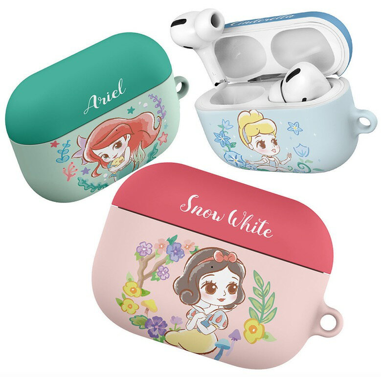 Disney AirpodsPro AirPods3 Case プリンセス エアーポッズプロケース エアーポッズ3世帯 耐衝撃 スマホケース ハード グッズ キャラクター ディズニー 公式 作品 ユニクロ イラスト ポスター …