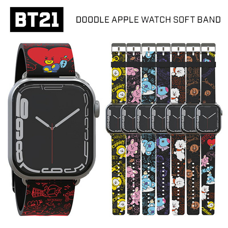 APPLE WATCH STRAP BT21 å åץ륦å ٥ Х ȥå 饯 å ɥ   ץ쥼 ǰ ƥ    饯 ۥ ƾǯ BTS ̵ 磻쥹 ꡼ ̵ۥ