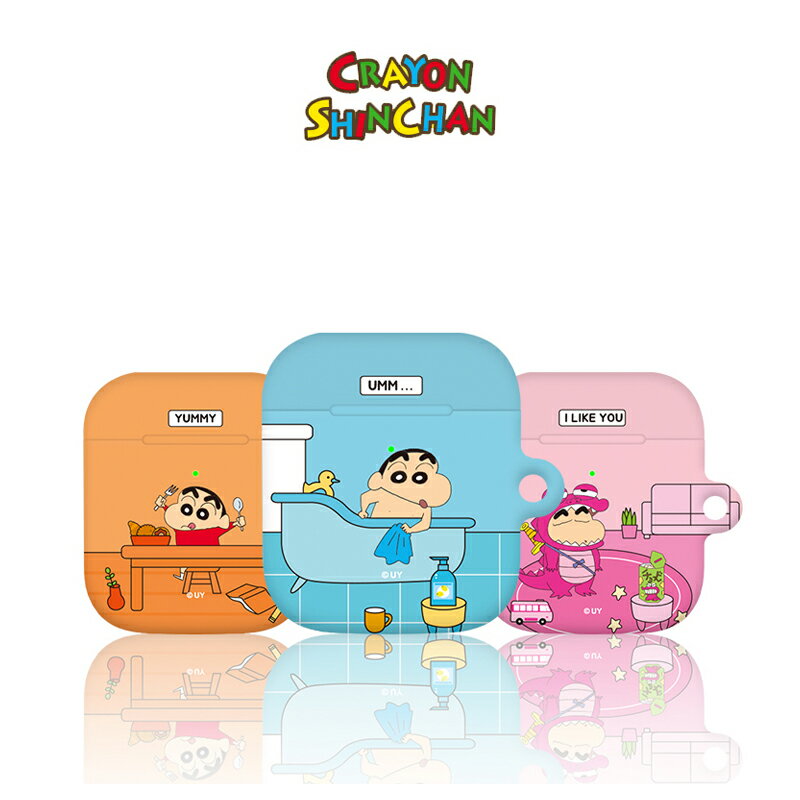 Crayon Shinchan Airpodsケース スリム ハード キューティー カラー 人気 公式 グッズ 可愛い エアーポッズ1/2世代 保護 正規品 クレヨンしんちゃん キャラクター 無線イヤホン アクセサリー イラスト 耐衝撃 シリコン カバー イヤホン 送料無料 ワイヤレス 充電