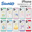 Sanrio LN^[ iPhone13 Pro Max iPhoneP[X iPhone12 iPhone11 ق킩 pXe t[   NA XPg ֗ Xgbv  JtF ObY Sanrio TI  Aj CXg ʔ