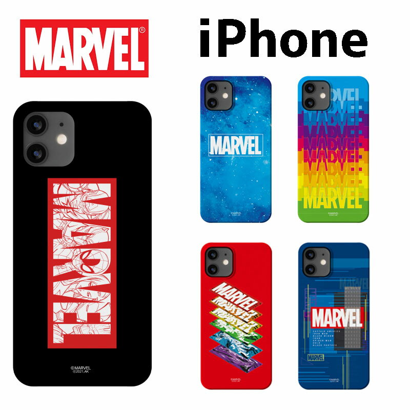 }[x MARVEL iPhone14 Plus Pro Max iPhone13 SE3 P[X iPhone12 iPhone11 ObY LN^[ LOGO S n[h P[X ACA} XpC_[} nN ֗ ObY  Aj CXg ʔ