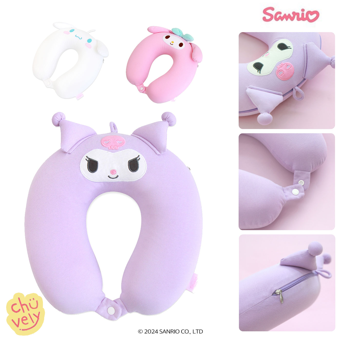 サンリオ 枕 抱き枕 グッズ だきまくら トラベルピロー メモリーフォーム ヘッドネックサポートピロー 飛行機 車 自宅 オフィス用 モフア 韓国限定 妊婦 心地よさ モフモフ 首 寝返り ボディーピロー 極柔 誕生日 ギフトのサムネイル