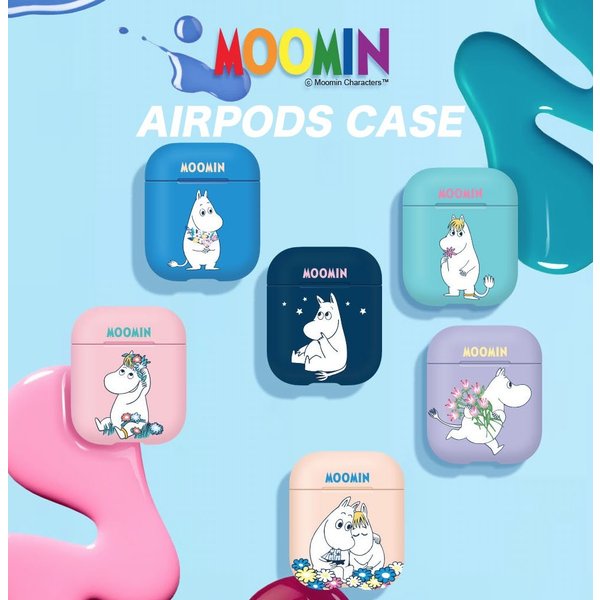 ムーミン エアポッズ ケース airpodケース airpodsケース エアーポッズケース MOOMIN 正規品 グッズ 人気 可愛い 公式 防弾少年団 キャラクター イヤホン