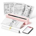 【月間優良ショップ受賞】【レビュー特典】Phomemo M832ポータブルサーマルプリンタ、A4感熱紙対応、インクレスワイヤレスモバイルトラベルプリンタ、And...