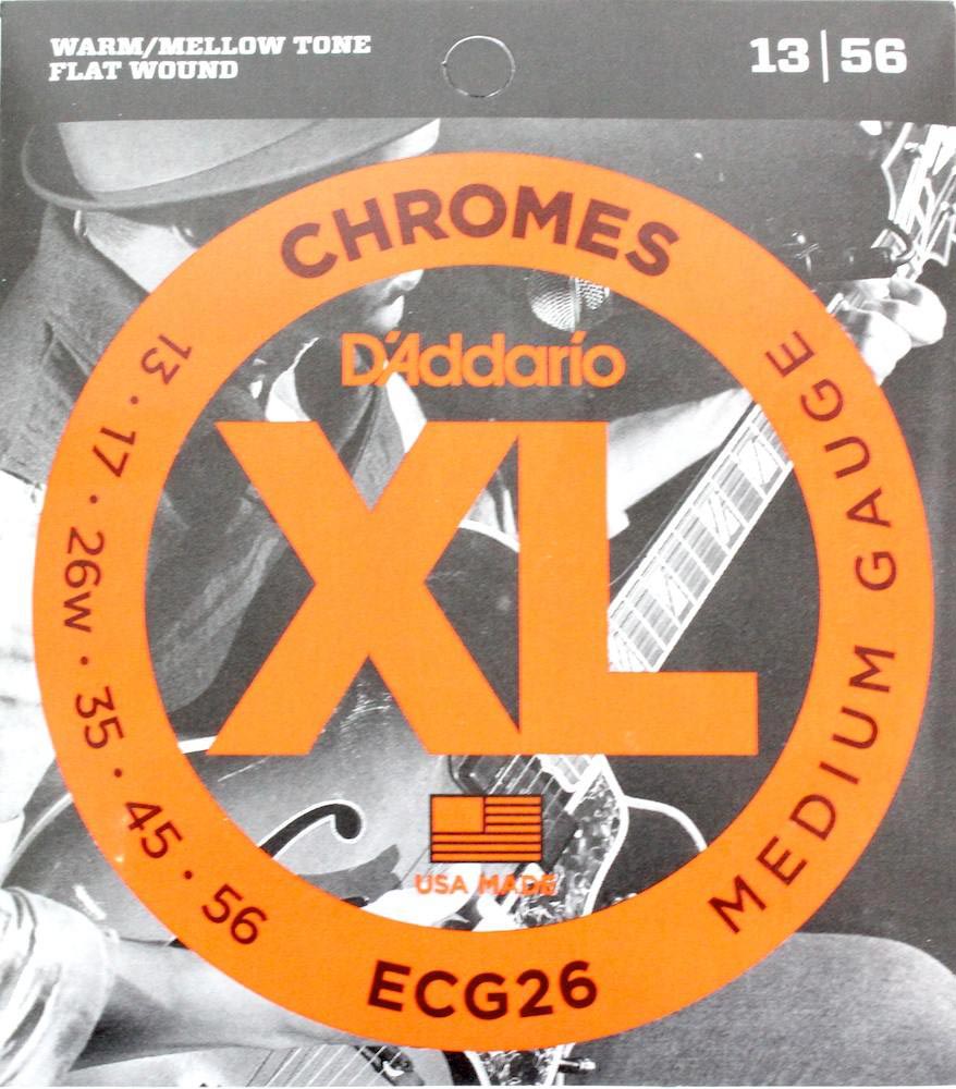 ダダリオ D'Addario ECG26/フラットワウンド エレキギター弦