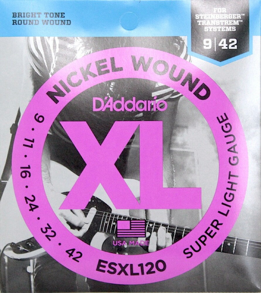 ダダリオ D'Addario ESXL120/ダブルボールエンド エレキギター弦