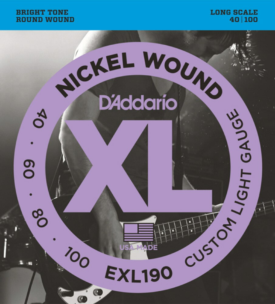 ꥪ D'Addario EXL190 Long 040-100 ١