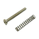 Montreux Inch TL octave screws 60's style Nickel (3) No.8470 オクターブ調整用スクリューテレキャスター用インチサイズ・オクターブ・スクリューです。スプリングも勿論左巻きです。素材は鉄となります。3本セット。-Montreuxが長きにわたる経験と実績でプロデュースするオリジナルパーツMontreuxが20余年に渡って関わってきたギタープロダクツの経験から生まれた、アイディア溢れるオリジナルパーツが、Montreux Selected Parts。これまでありそうでなかったものやコンポーネントとしては売られていても単品では手に入りにくかったもの、豊富な知識の蓄積を反映した画期的なパーツなど、誰もが待ち望んでいた商品の数々が、今ようやくギターユーザーの手元に。　