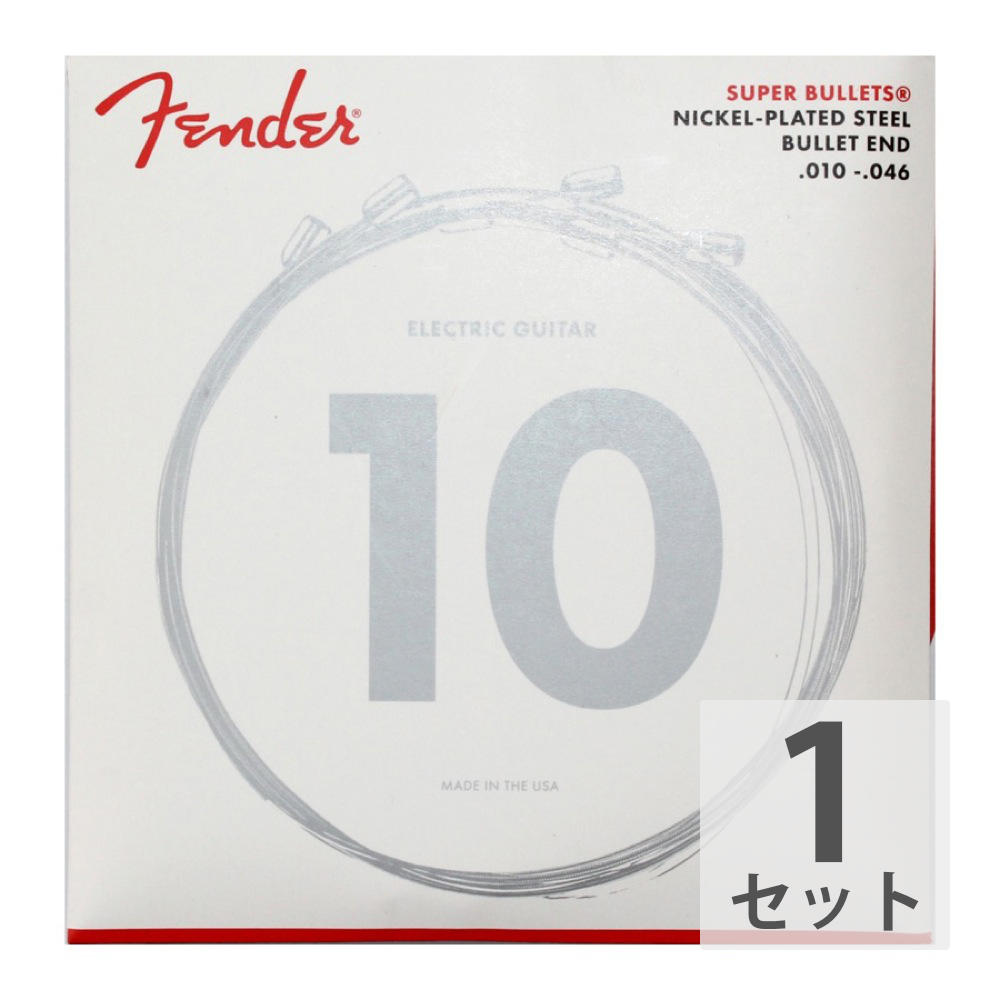 フェンダー Fender Super Bullets Nickel-Plated Steel 3250R 10-46 エレキギター弦