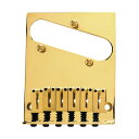 フェンダー Fender 6-Saddle American Series Telecaster Bridge Assemblies Gold ギター用ブリッジ