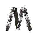 フェンダー Fender 2 Monogrammed Strap Black Light Grey Dark Grey ギターストラップ