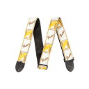 フェンダー Fender 2 Monogrammed Strap White/Brown/Yellow ギターストラップ