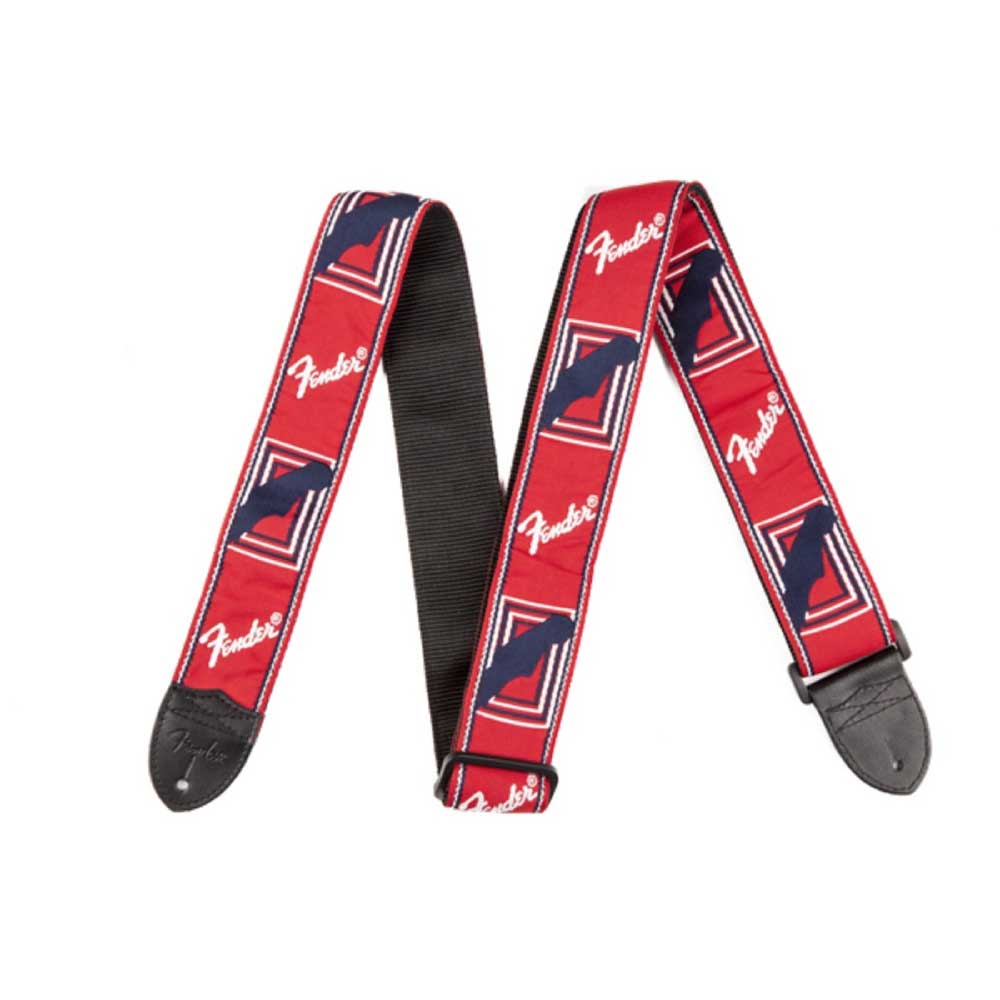 フェンダー Fender 2 Monogrammed Strap Red/White/Blue ギターストラップ