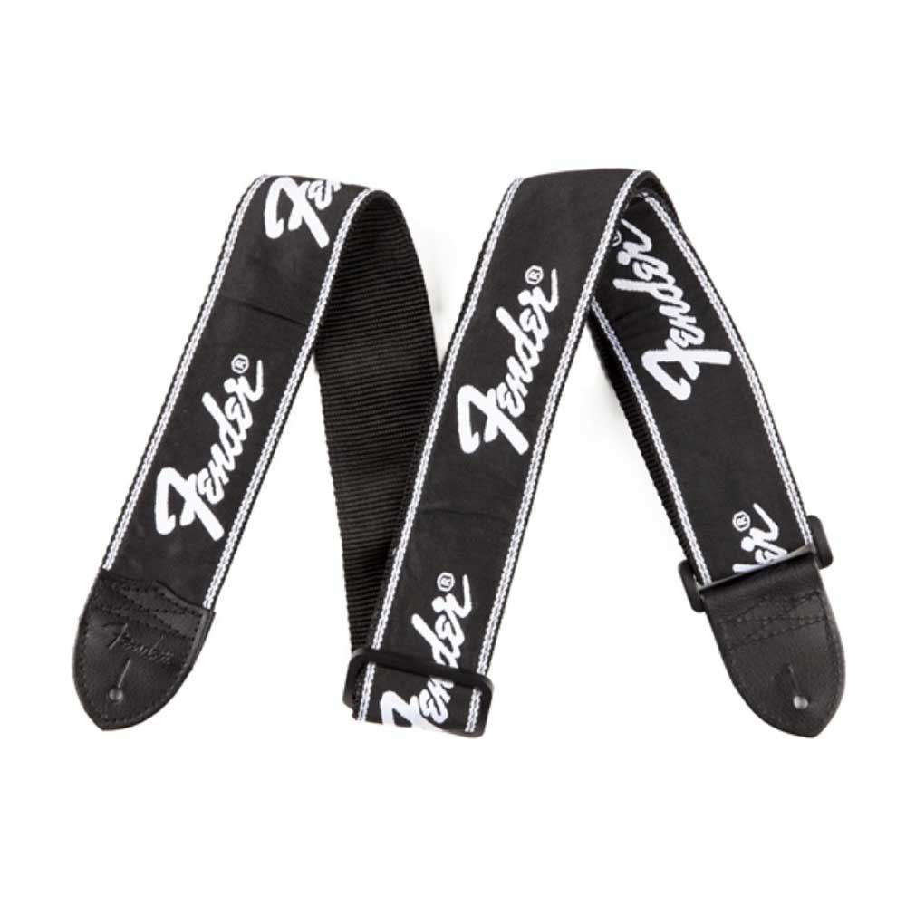 フェンダー Fender Running Logo Strap Black ギターストラップ