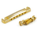 KLUSON VINTAGE LIGHTWEIGHT ALUMINIUM STOPTAILPIECE/Gold テールピース※ギターパーツの取り扱いには、相応の技術と知識が必要になります。自己責任にて、取り扱い可能な方のみ、ご検討下さい。個人的に取り付け時に起こった、楽器及びパーツの破損・損傷等につきましては当店は保証出来ません。あらかじめご了承下さい。アルミ製で軽量なテールピースです。　