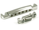 KLUSON VINTAGE STANDARD STOP TAILPIECE/ZINC/Chrome テールピース※ギターパーツの取り扱いには、相応の技術と知識が必要になります。自己責任にて、取り扱い可能な方のみ、ご検討下さい。個人的に取り付け時に起こった、楽器及びパーツの破損・損傷等につきましては当店は保証出来ません。あらかじめご了承下さい。亜鉛素材製のスタンダードなテールピースです。アルミ製のものよりも重量があります。　