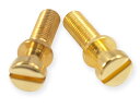 KLUSON STOP TAILPIECE STUDS/STEEL781/Gold テールピーススタッド※ギターパーツの取り扱いには、相応の技術と知識が必要になります。自己責任にて、取り扱い可能な方のみ、ご検討下さい。個人的に取り付け時に起こった、楽器及びパーツの破損・損傷等につきましては当店は保証出来ません。あらかじめご了承下さい。ストップテールピース用のスタッドです。鉄製。0.781 inch19.84 mm　