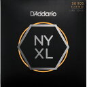 D'Addario NYXL50105 エレキベース弦D'Addario独自の高炭素カーボン「NY STEEL 」を芯弦に採用し、既存のベース弦よりさらに広いダイ ナミックレンジとサステインを持った弦に仕上がっています。全てのプレースタイルに応えられるよう精密にデザイン されており、ディープで力強く"パンチ"の効いた低音と、倍音のレスポンスが際立っているのが特徴です。Medium ：Long Scale1st:.050　2nd:.0703rd:.0854th:.1051セットでの販売です。