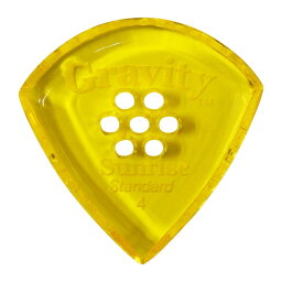 GRAVITY GUITAR PICKS sunrise -Standard Multi-Hole- GSUS4PM 4.0mm Yellow ギターピック