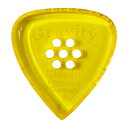 GRAVITY GUITAR PICKS Classic Pointed -Standard Multi-Hole- GCPS4PM 4.0mm Yellow ギターピックグラビティギターピックは、ハンドメイドでピックを製作するアメリカのブランド。アクリル素材を職人の手によりひとつひとつ丁寧に加工され作られるピックは、美しく磨き上げられ、手に馴染む使い心地と、スムースな演奏性、すばらしいトーンを生み出します。アクリルを使用し独特のエッジデザインを採用する事で、速くラウドなプレイにも対応。一般的なピックに比べ耐久性も高く、同じトーン、同じ演奏性で長期間使用できるのも特徴です。シェイプ：Classic Pointed Standard Multi-Holeゲージ：4.0mmカラー：Yellow