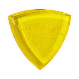 GRAVITY GUITAR PICKS Stealth -Big Mini- GSSB4P 4.0mm Yellow ギターピック