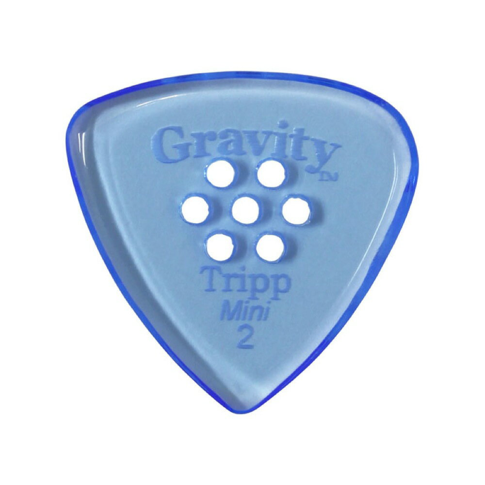 GRAVITY GUITAR PICKS Tripp -Mini Multi-Hole- GTRM2PM 2.0mm Blue ԥå