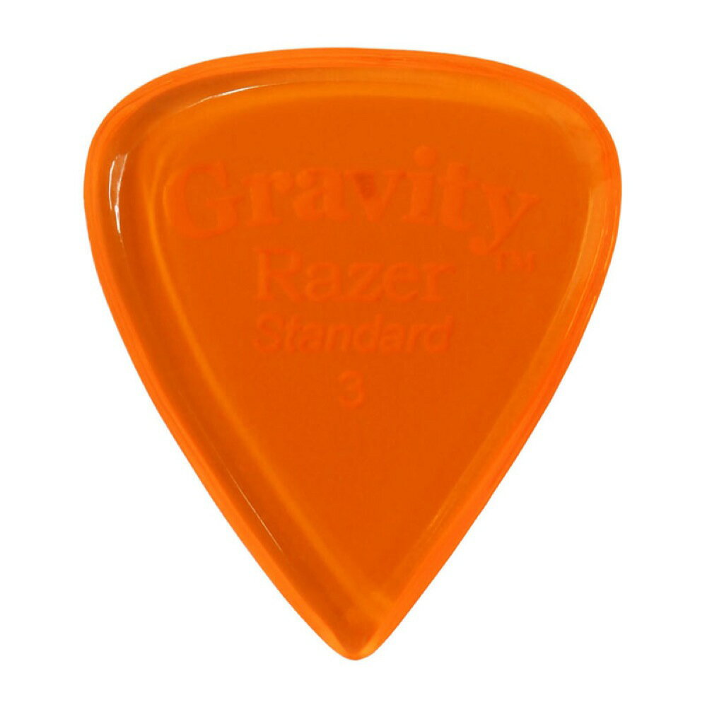 GRAVITY GUITAR PICKS Razer -Standard- GRAS3P 3.0mm Orange ԥå
