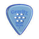 GRAVITY GUITAR PICKS Razer -Big Mini Multi-Hole- GRAB2PM 2.0mm Blue ギターピックグラビティギターピックは、ハンドメイドでピックを製作するアメリカのブランド。アクリル素材を職人の手によりひとつひとつ丁寧に加工され作られるピックは、美しく磨き上げられ、手に馴染む使い心地と、スムースな演奏性、すばらしいトーンを生み出します。アクリルを使用し独特のエッジデザインを採用する事で、速くラウドなプレイにも対応。一般的なピックに比べ耐久性も高く、同じトーン、同じ演奏性で長期間使用できるのも特徴です。シェイプ：Razer Big Mini Multi-Holeゲージ：2.0mmカラー：Blue