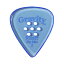 GRAVITY GUITAR PICKS Razer -Big Mini Multi-Hole- GRAB2PM 2.0mm Blue ԥå