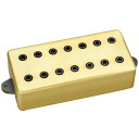 DiMarzio DP713SG Titan7 Neck Satin Gold Cover ギターピックアップジェイク・ボーウェンは、ニュー・ジェネレーションのプログレッシヴ・メタル・バンド「ペリフェリー」の注目のギタリストで、彼のピックアップはまさに素晴らしいロック・ギター・サウンドを再認識させてくれます。6弦用のシグネチュア・モデル「Titan」が誕生して間もなく、ジェイク本人からこの7弦用ピックアップの製作依頼が届きました。そこから試作品の開発を開始し、本人によるプロトタイプのロード・テストを重ね、ついに7弦用ピックアップの「Titan7」が完成しました。Specifications出力：280mVトレブル：5.5ミドル：6.0ベース：5.5直流抵抗：10.09 Kohmマグネット：セラミックコンダクター：4テクニカルノーツ:ジェイクの音楽には、ヘヴィなサウンドでありながら空気感を感じるオーケストラ的な部分が含まれています。このTitan 7のネック・モデルは、ハイ/ミドル/ローの帯域をバランス良くブレンドし、どの帯域も効果的に再現しています。また、表情豊かなサウンドを出力するために高いレスポンスを実現し、ピッキングの強弱での柔軟なヴォリューム・コントロールが可能となっています。　